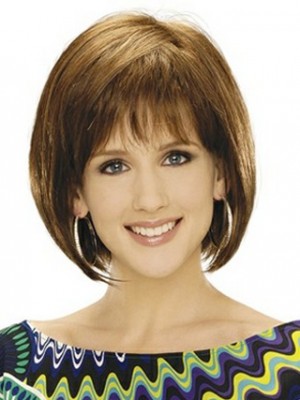 Beautiful Collar Length Synthetic Bob Wig