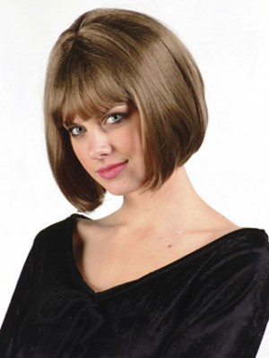 8" Synthetic Classic Bob Wig