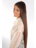 24 Inches Full Head 6 pcs Clip in Human Hair Extensions