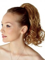 Tumble Synthetic Palm Clip Ponytail