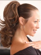 Synthetic Water Wavy Ponytail