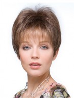 Short Slightly Top Piece Wig