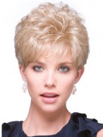 Short Curly Top Piece Wig