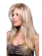Long Accent Top Piece Wig