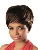 Gorgeous Brown Wavy African American Wigs