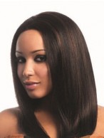 Straight Lace Front African American Wigs