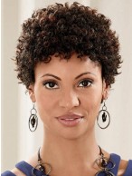 Curly Boycuts Stylish Full Lace Wigs
