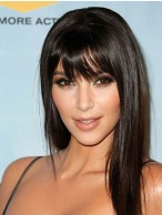Kim Kardashian Long Straight Capless Synthetic Wig