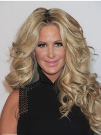 Long Blonde Stylish Kim Zolciak Wigs