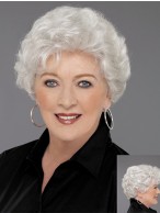 Cheap Short Grey Lace Wigs