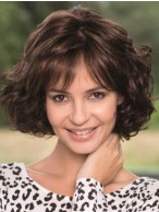 Flexibility Wavy Bobs Full Lace Wigs