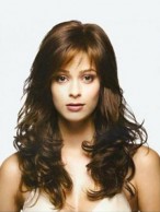Ideal Long Wavy Remy Human Hair Lace Front Wigs