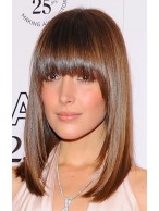 Brown Capless Human Hair Celebrity Wigs