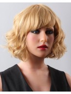 Gorgeous Short Blonde Human Hair Wig