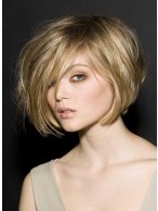 Impressive Short Full Lace Straight Human Hair Wig