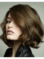 Designed Mid-Length Lace Front Wigs