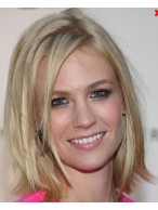 January Jones Straight Lace Front Human Hair Wig