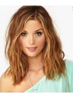 Wonderful Shoulder Length Remy Human Hair Wig
