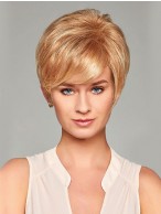 Cheap Blonde Synthetic Lace Front Wigs