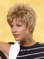 Trendy Short Boy Cut Synthetic Wig