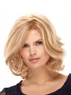 Perfect Wavy Medium Length Synthetic Wigs