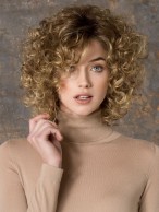 Soft Blonde Curly Synthetic Wigs