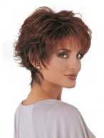 Amazing Wavy With Bangs Short Wigs