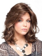 Classic Curly Shoulder Length Synthetic Wigs