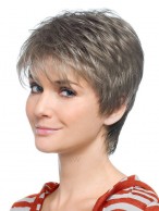 Hot Sale Grey Boycuts Synthetic Wigs