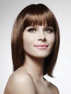 Auburn Capless Remy Human Hair Wig-WWA002