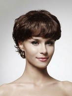 Brown Capless Remy Human Hair Wig-WWA008