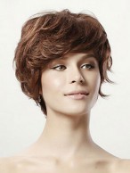 Auburn Capless Remy Human Hair Wig-WWA011