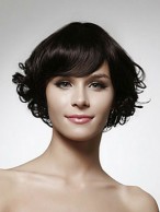 Black Capless Remy Human Hair Wig-WWA013