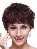 Auburn Capless Remy Human Hair Wig-WWA018