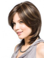 Brown Capless Synthetic Wig-WWA106