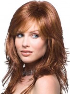 Auburn Capless Remy Human Hair Wig-WWA113