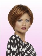 Auburn Lace Front Remy Human Hair Wig-WWA124