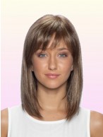 Brown Lace Front Remy Human Hair Wig-WWA125
