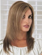 Brown Capless Remy Human Hair Wig-WWA128
