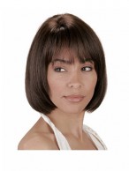 Black Capless Remy Human Hair Wig-WWA143