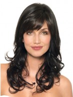 Black Capless Remy Human Hair Wig-WWA148