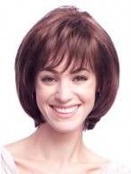 Auburn Lace Front Remy Human Hair Wig-WWA158