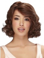 Auburn Monofilament Remy Human Hair Wig-WWA161