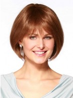 Red Monofilament Remy Human Hair Wig-WWA170