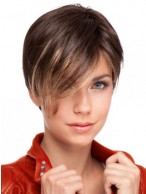 Auburn Lace Front Remy Human Hair Wig-WWA175