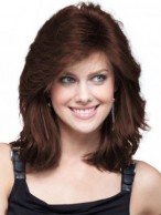 Auburn Lace Front Remy Human Hair Wig-WWA196