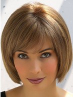 Brown Capless Remy Human Hair Wig-WWA245