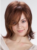 Red Capless Synthetic Wig-WWA251