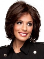 Auburn Monofilament Remy Human Hair Wig-WWA312