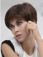 Brown Lace Front Remy Human Hair Wig-WWA323